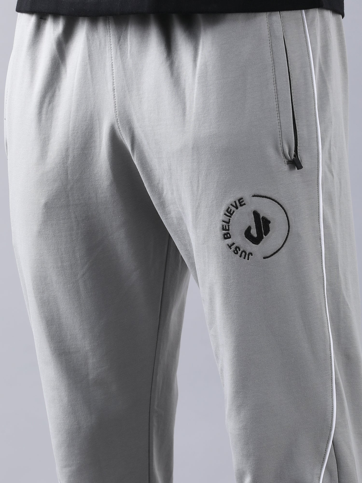 Cotton Track Pants Grey