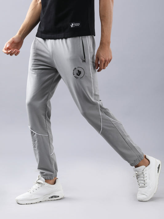 ESSENTIAL COTTON TERRY TRACKPANTS (GREY)