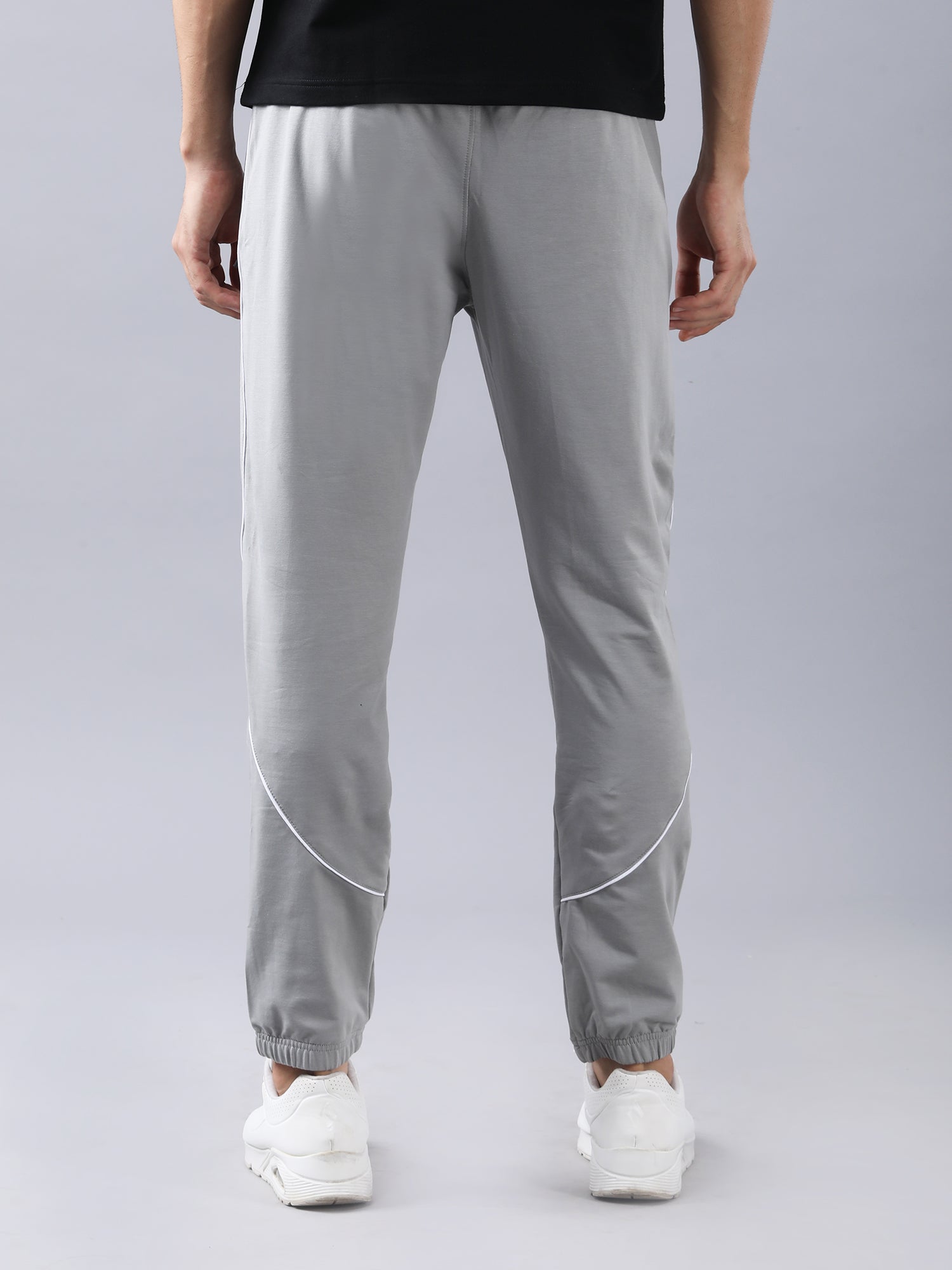 Cotton Track Pants Grey