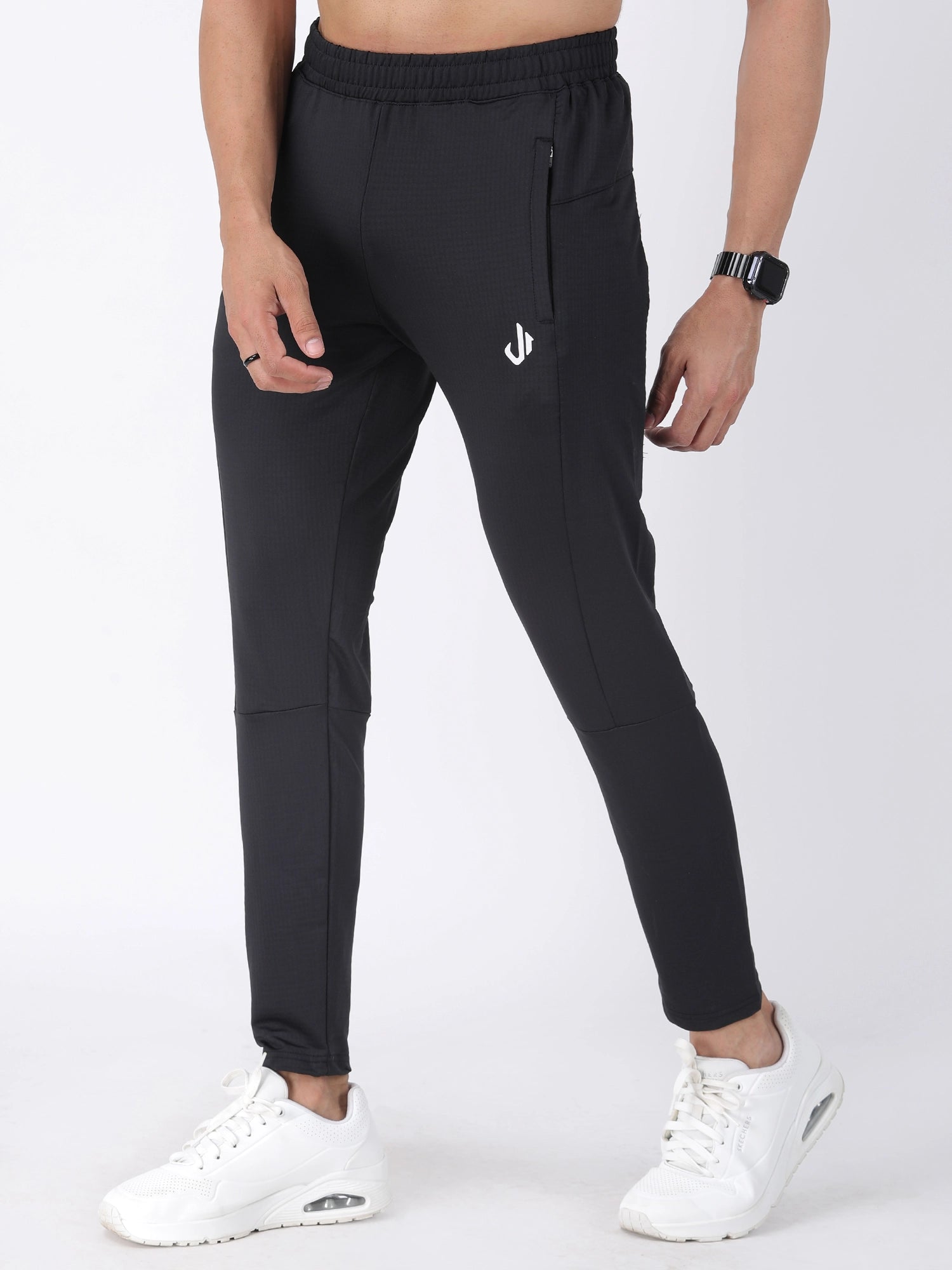 Buy hiker's way Men's Regular Fit Polyester Track Pant (HW-103D_Black_M) at  Amazon.in