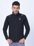 Solid Black Woven Training Jacket