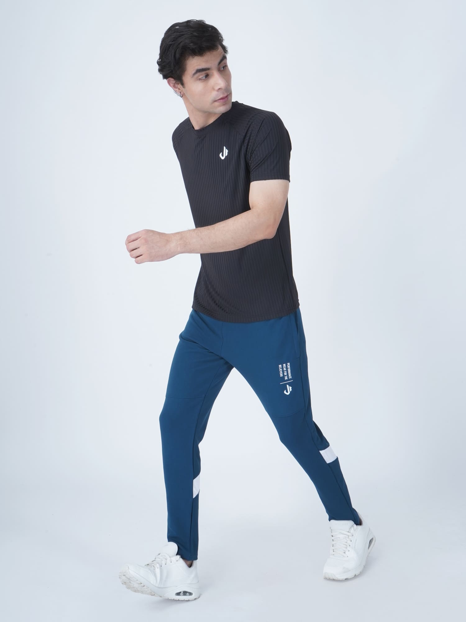 Blue Training Track Pants