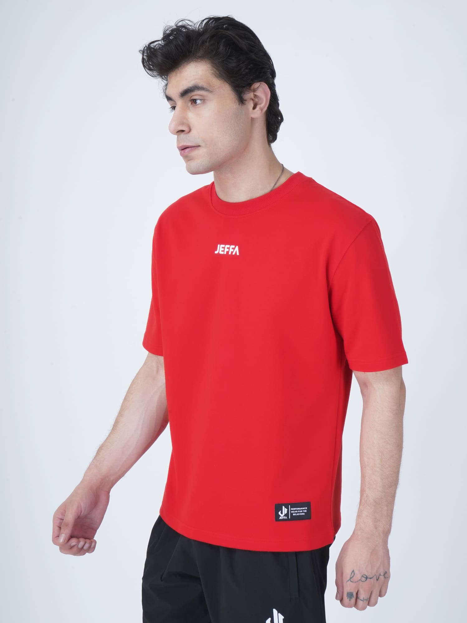 Jeffa Essential Oversized Tshirt Red