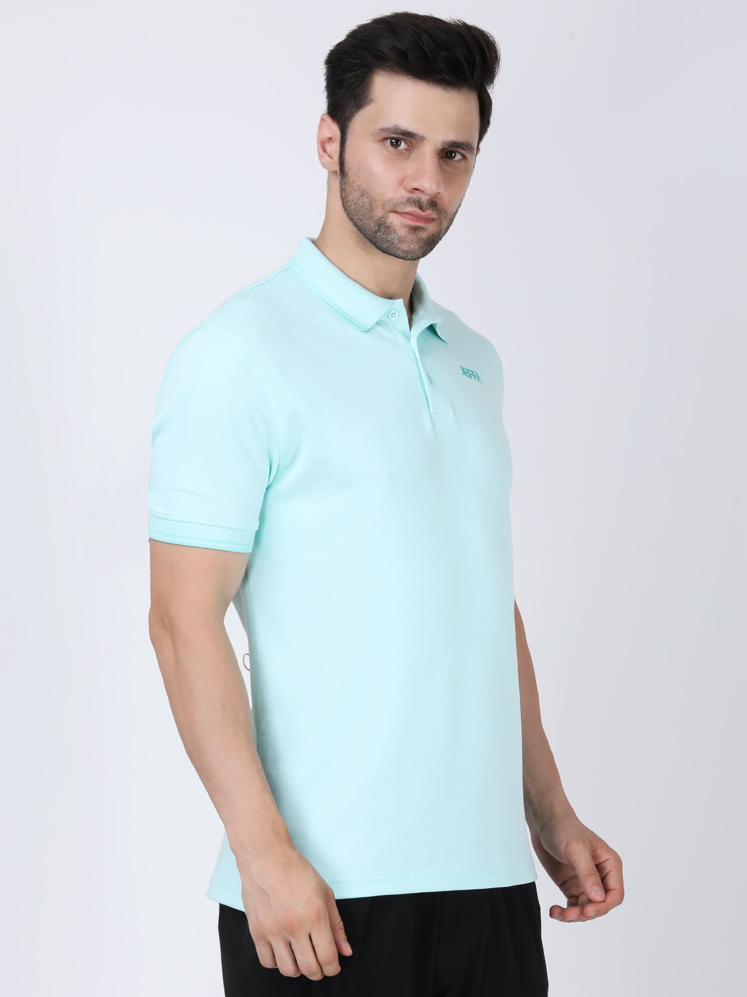 Jeffa Mint Green Essential Polo T-shirt