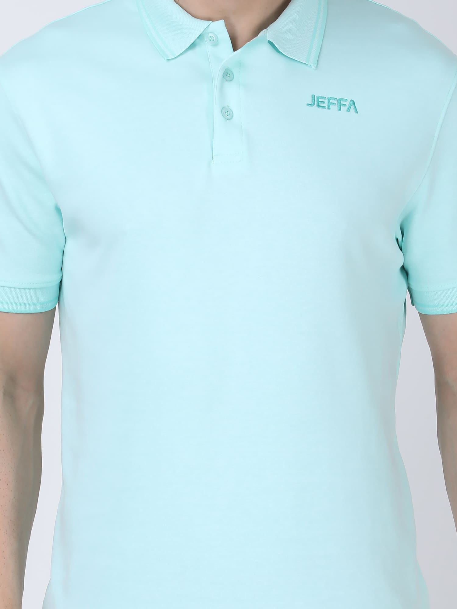 Jeffa Mint Green Essential Polo T-shirt