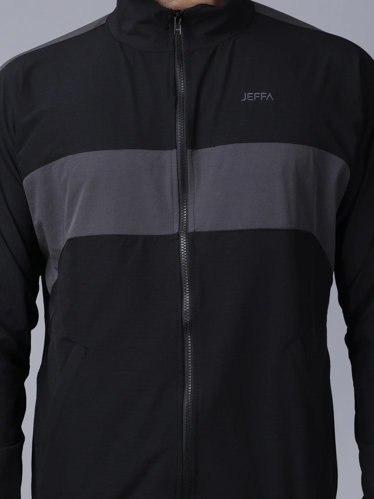 Black Momentum Nylon Jacket