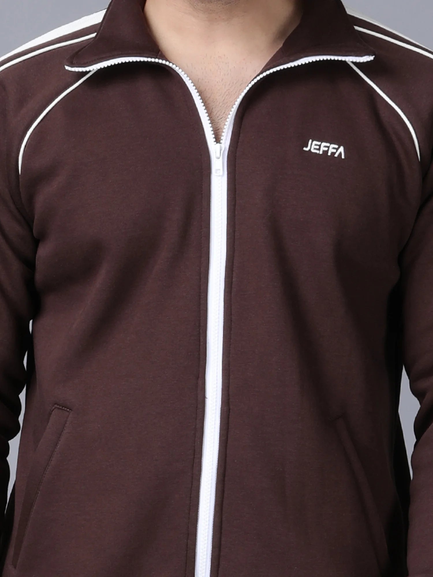 Brown Signature Fleece Jacket