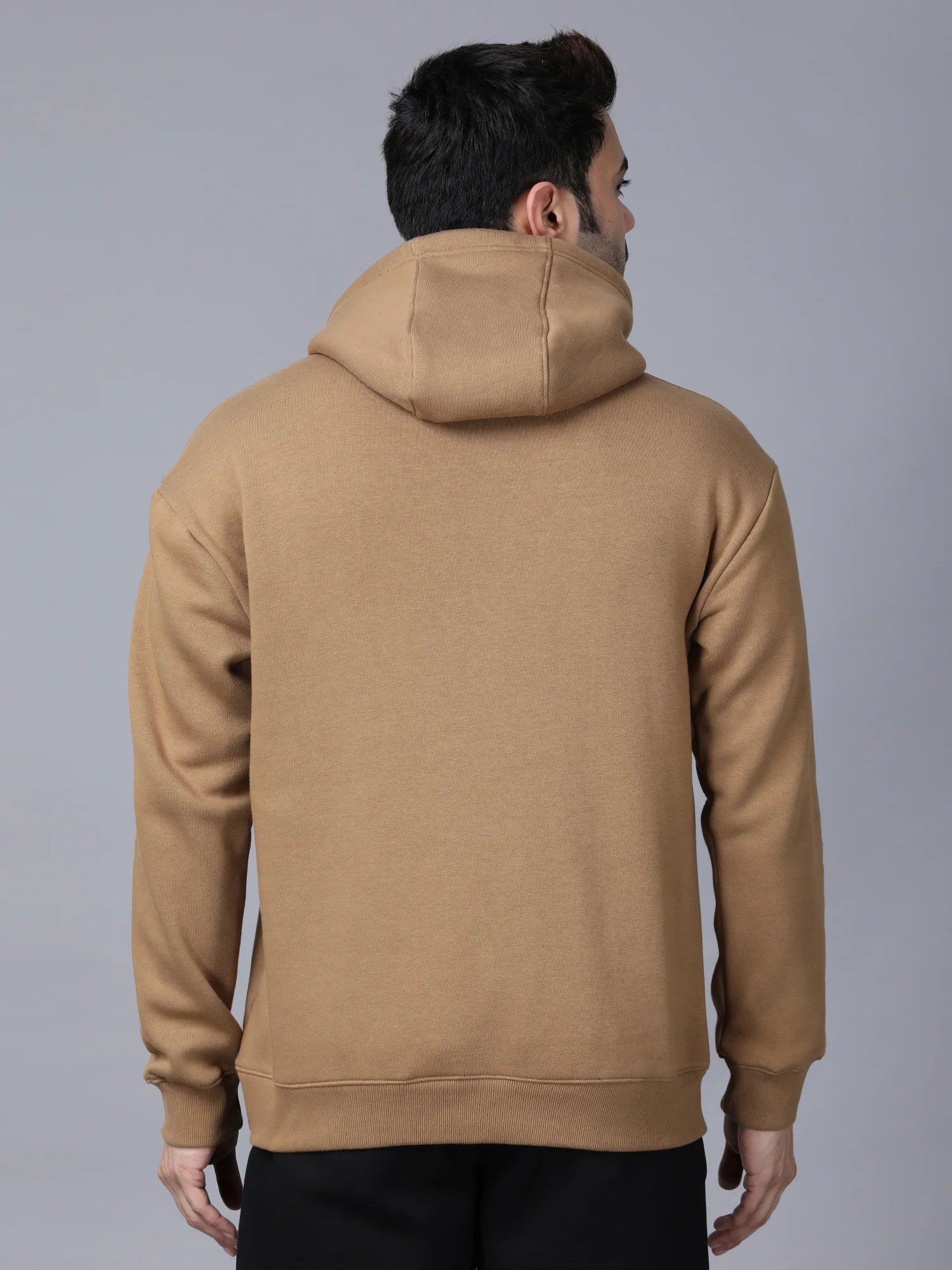 Beige Signature Oversized Hoodie