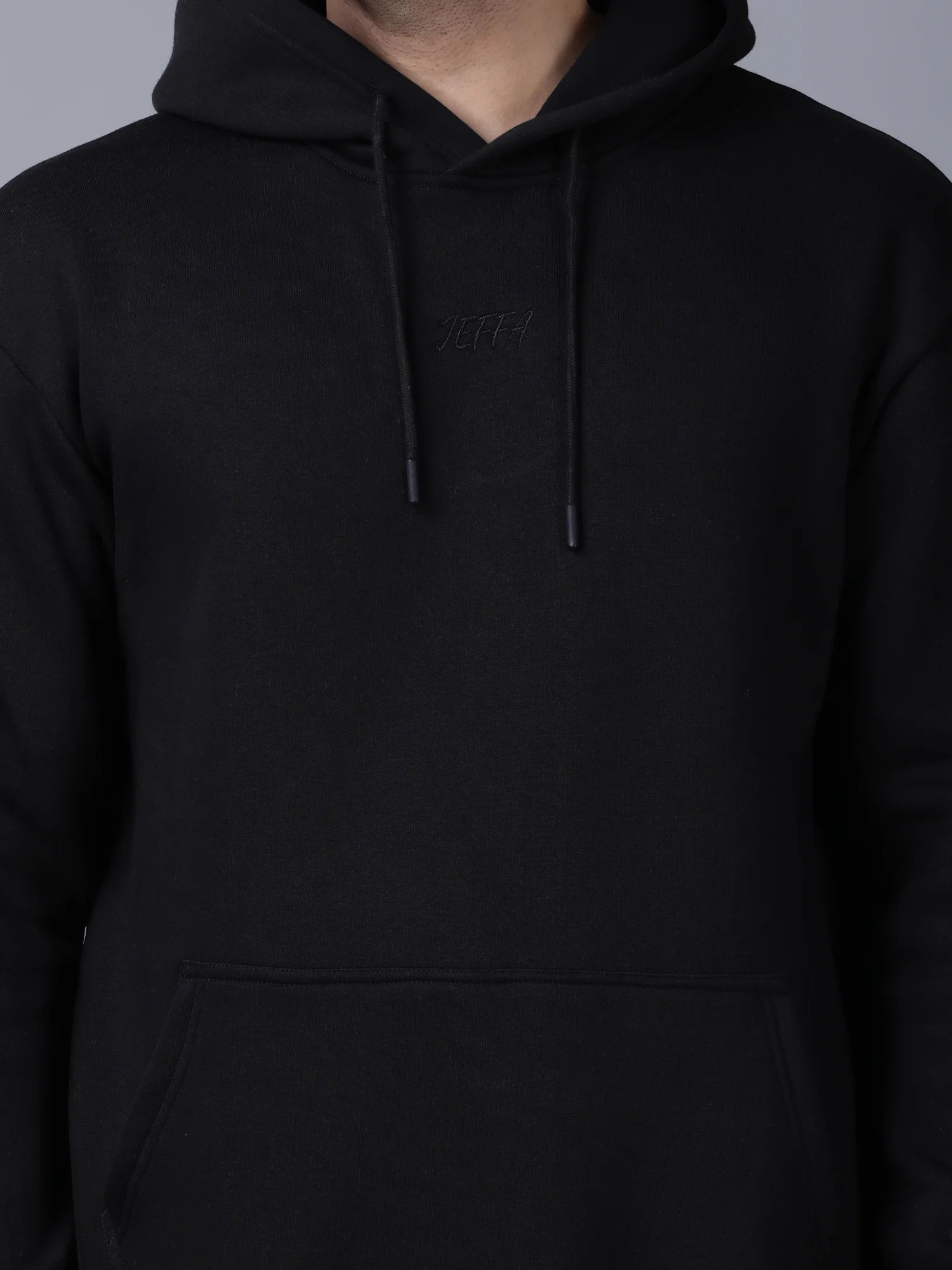 Black Signature Oversized Hoodie