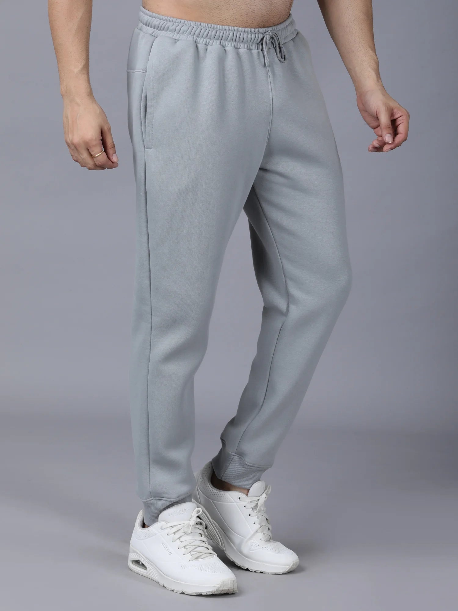 Grey Signature Sweatpants